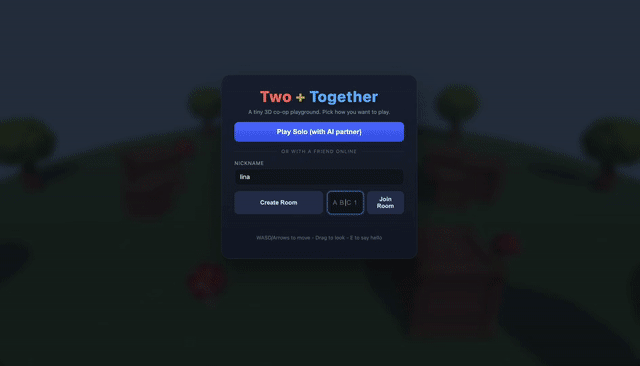 Player 2 View — Join Room