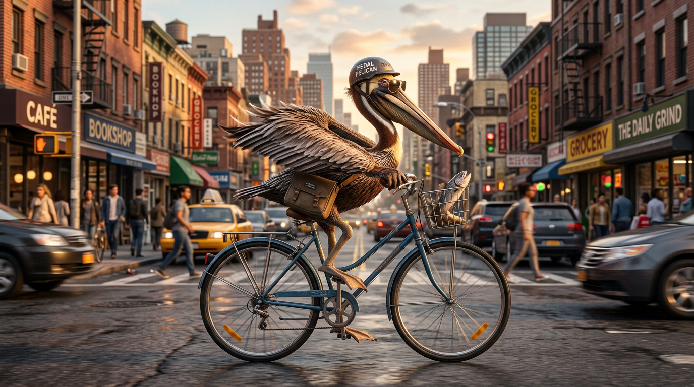 Source demonstration: Pelican City Bike Ride