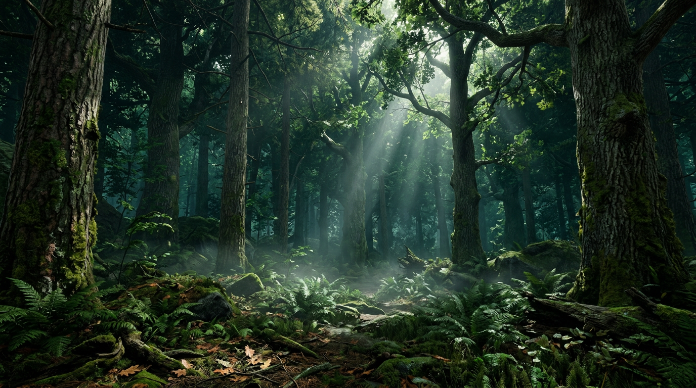 Source demonstration: Realistic Forest