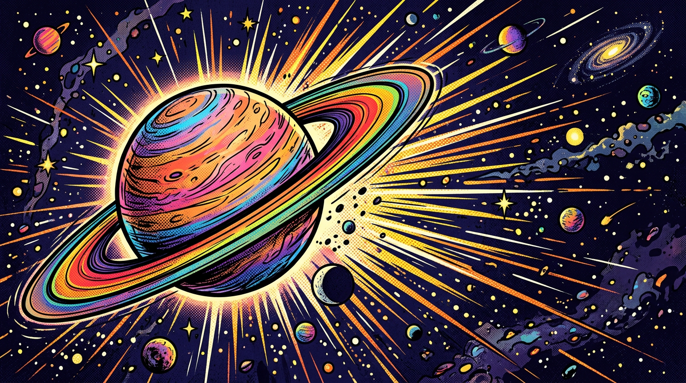 Source demonstration: Comic-Style Planet