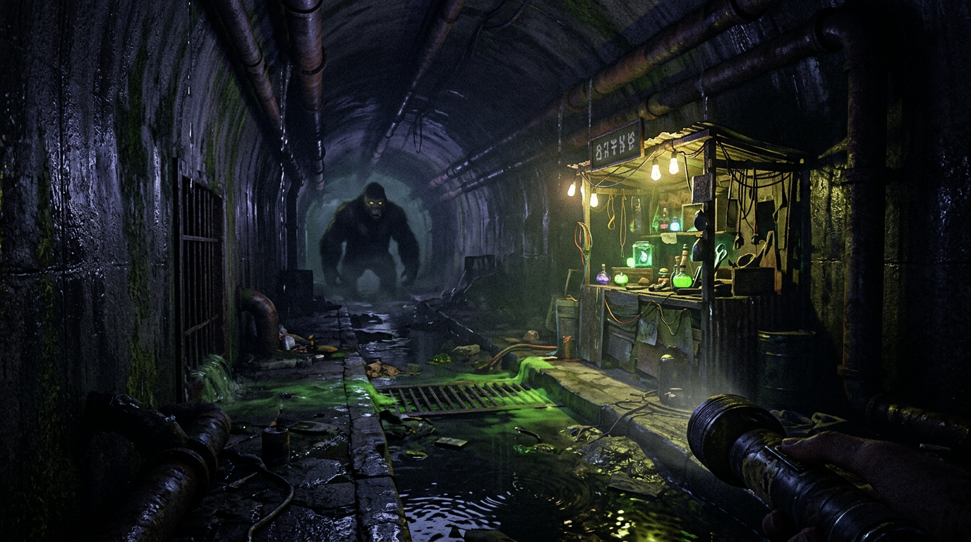 Source demonstration: Sewer Gorilla Game UI