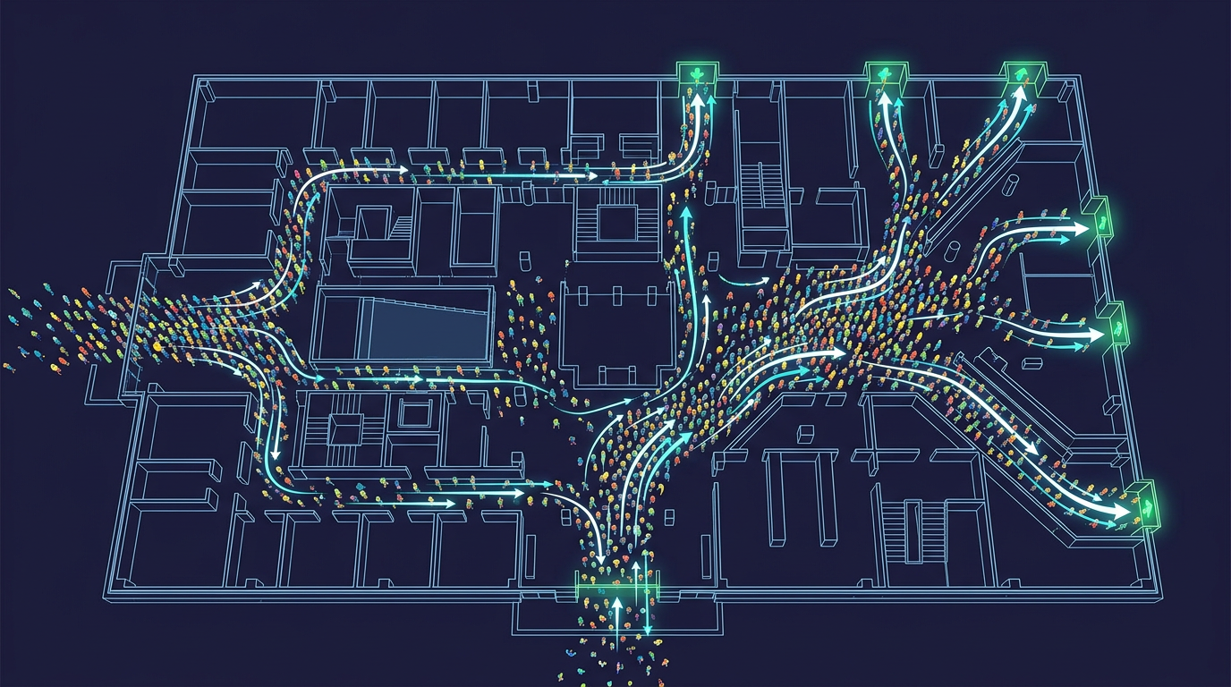 Source demonstration: Crowd Evacuation Sim