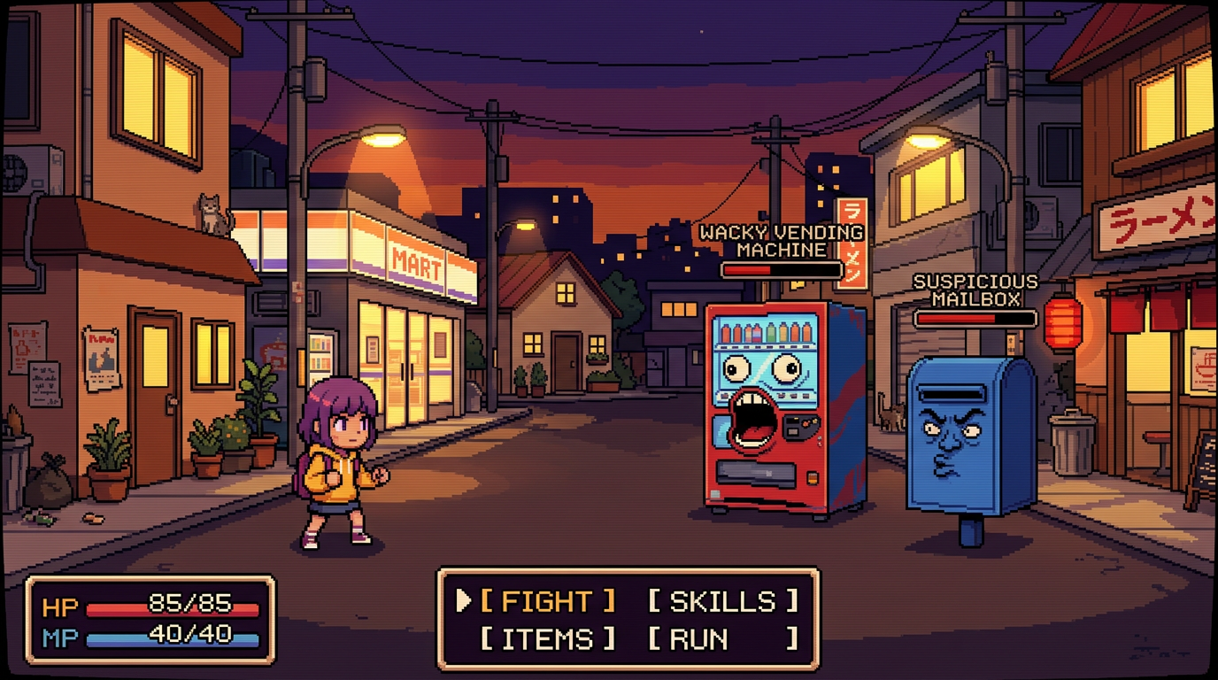 Source demonstration: Everyday Town, Strange RPG