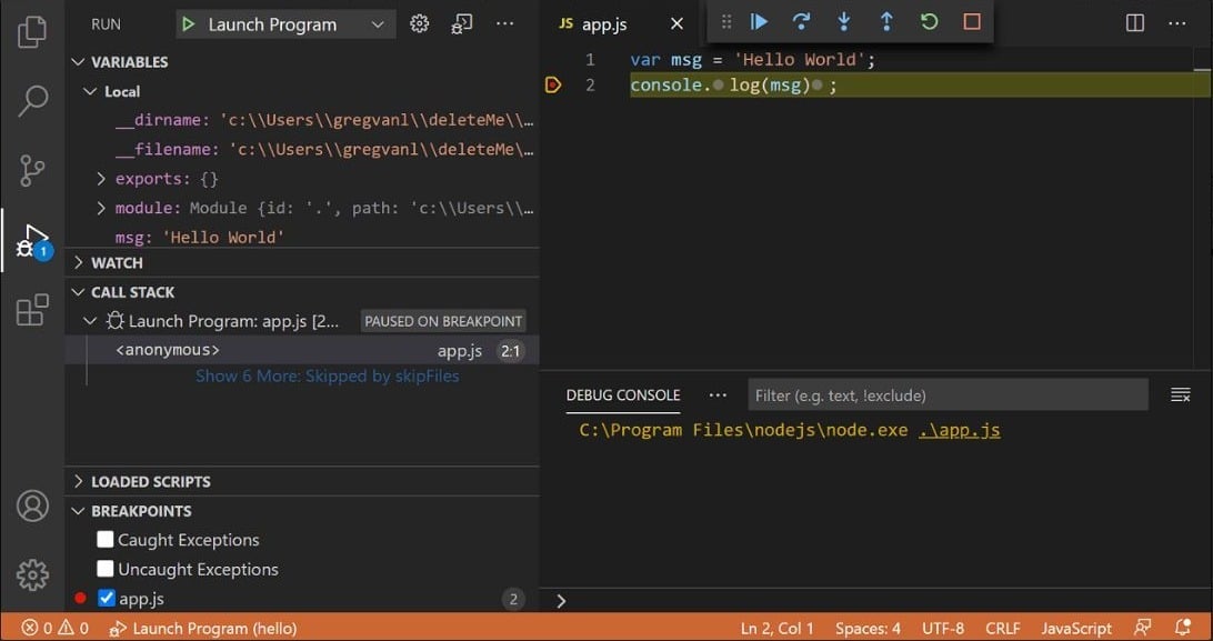 Étape 3 — Inspecter les erreurs, logs, piles d'appels et états
