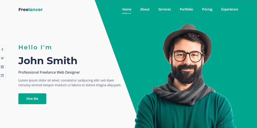 exemple de site personnel