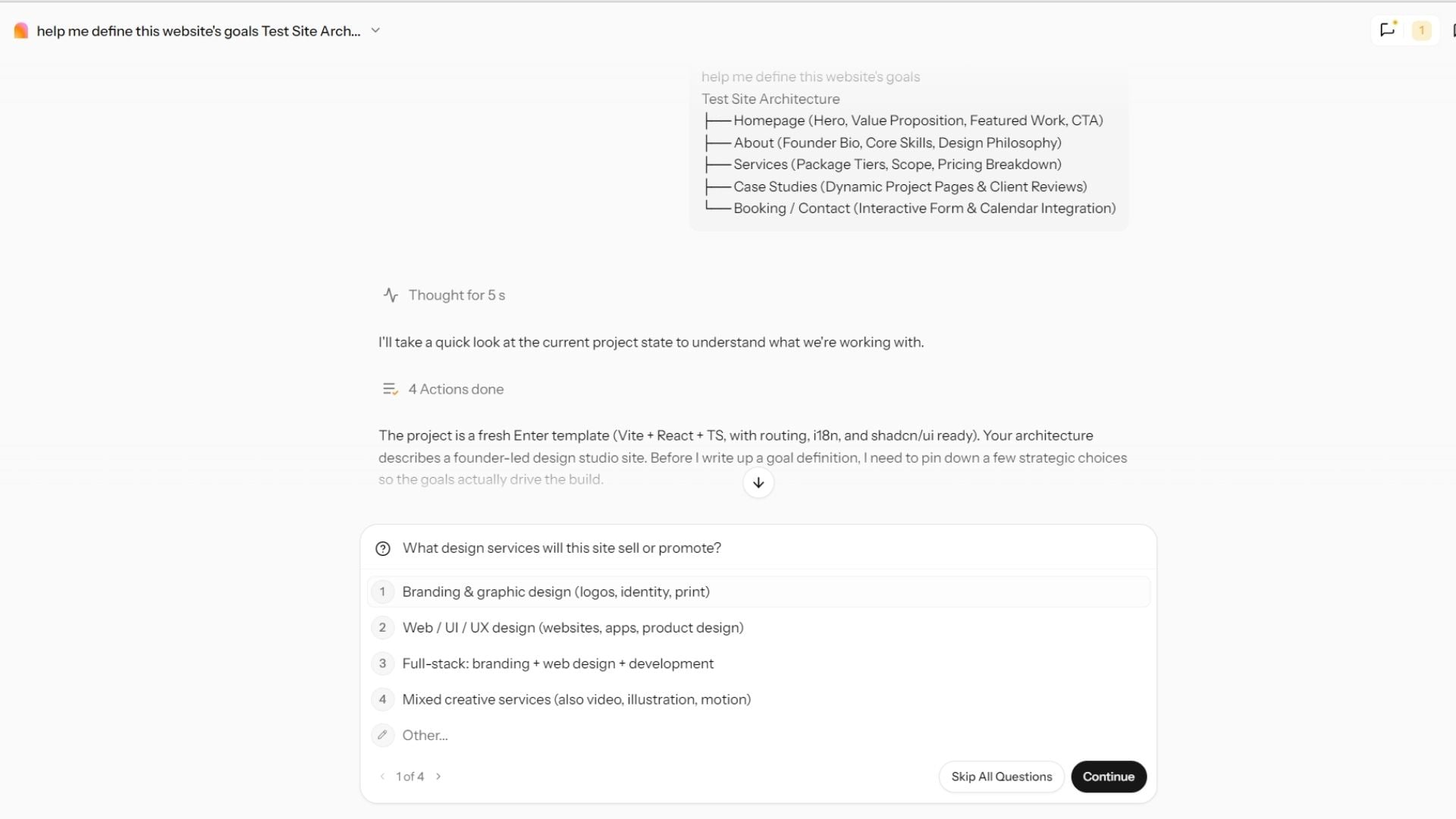 Website Plan - Enter Pro