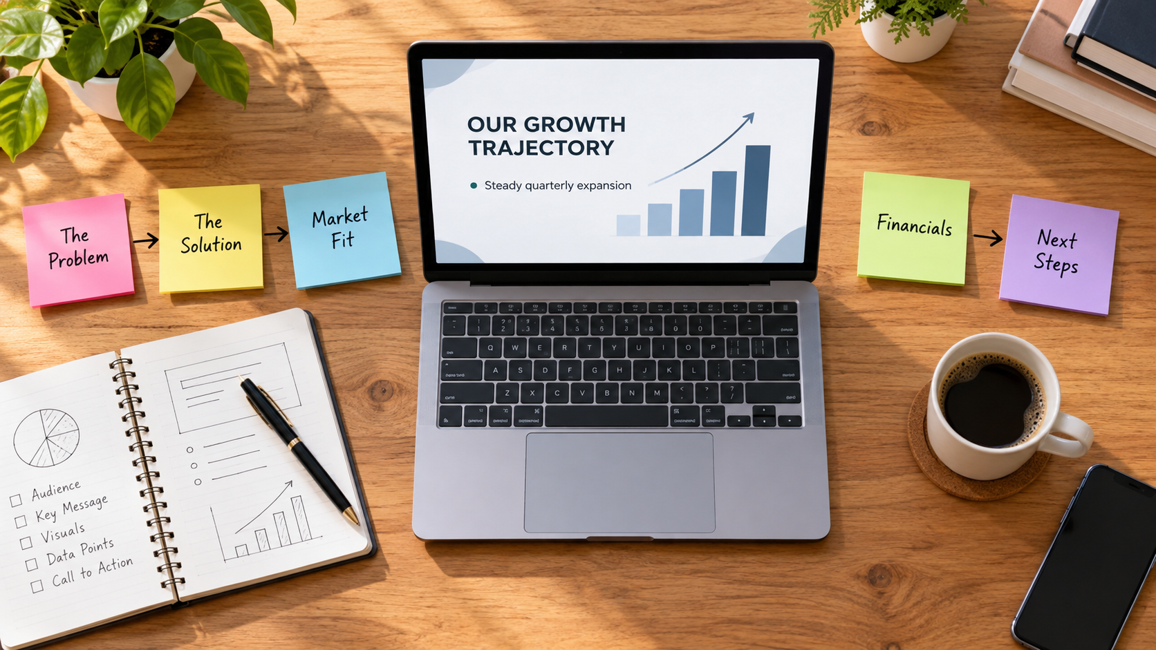 étapes pour créer un pitch deck
