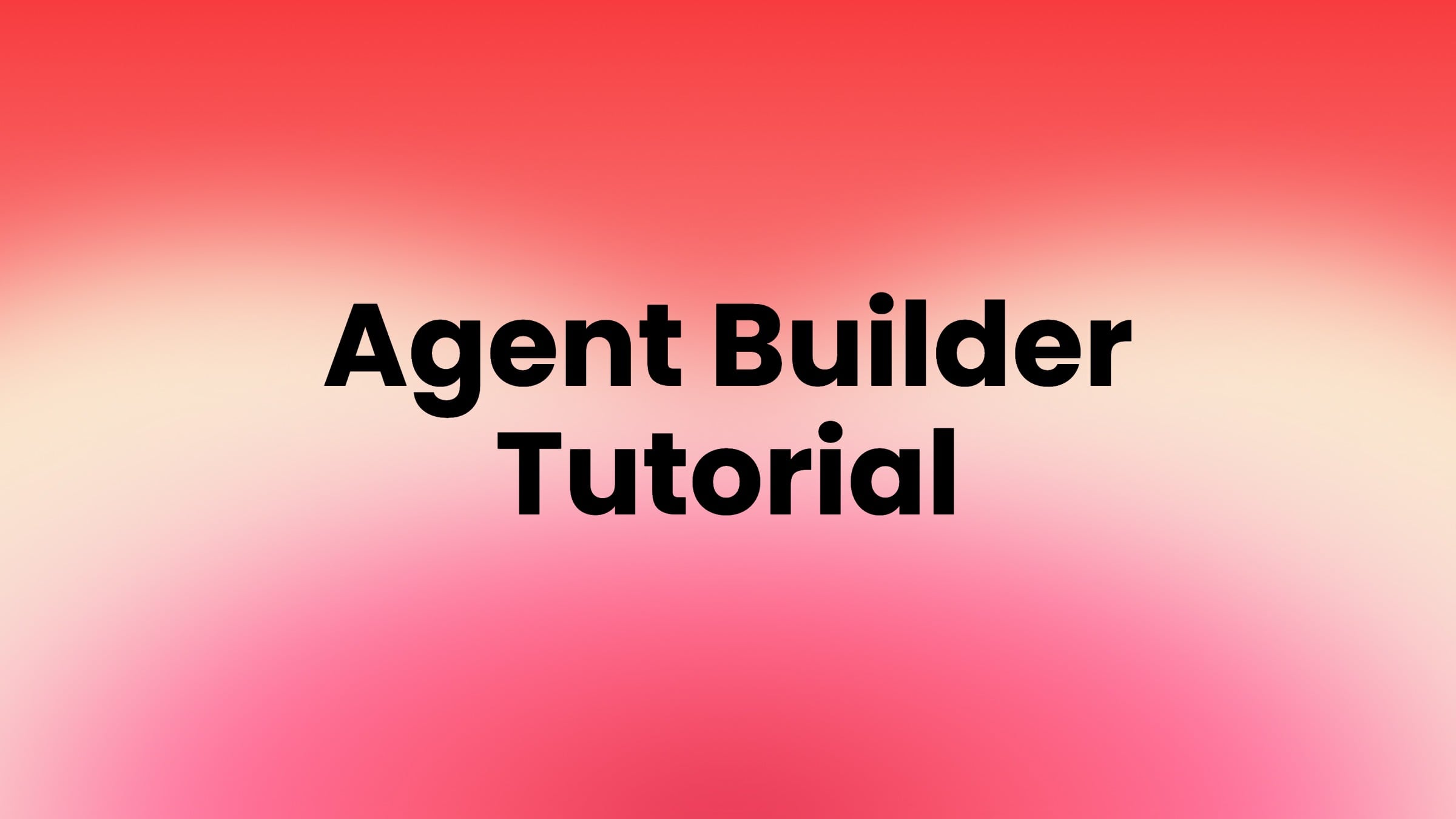 How to Build Your First AI Agent with Enter Agent Builder