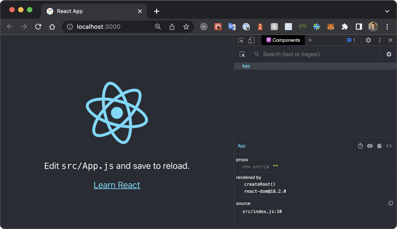 React
