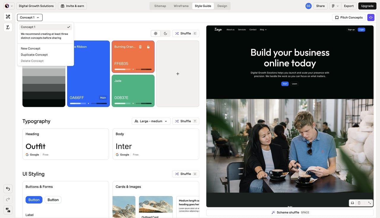 Refine Design Directions with Pitch Concepts