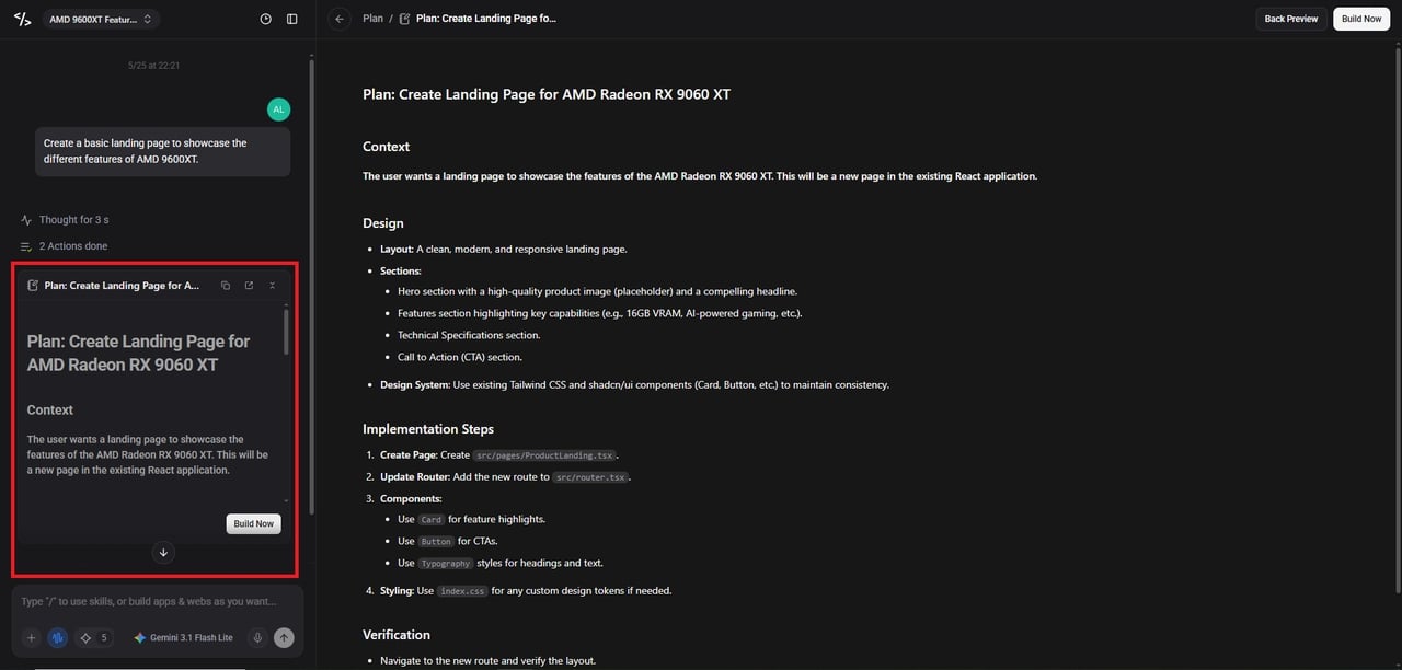 Build your app or website