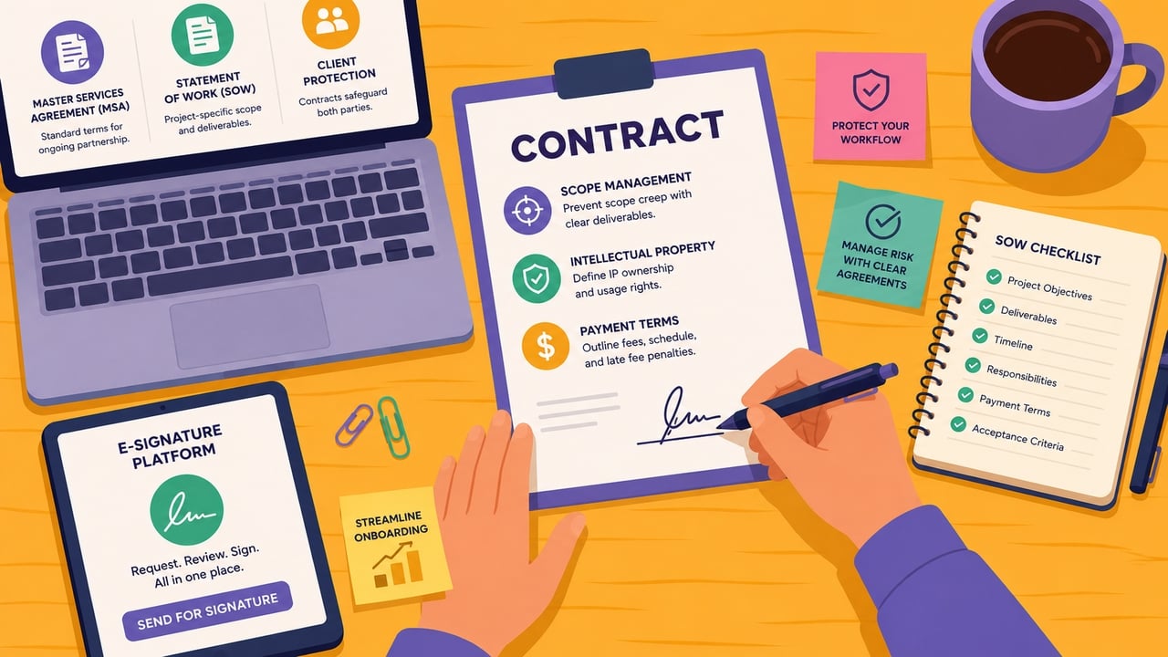 Draft Airtight Client Contracts and SOWs