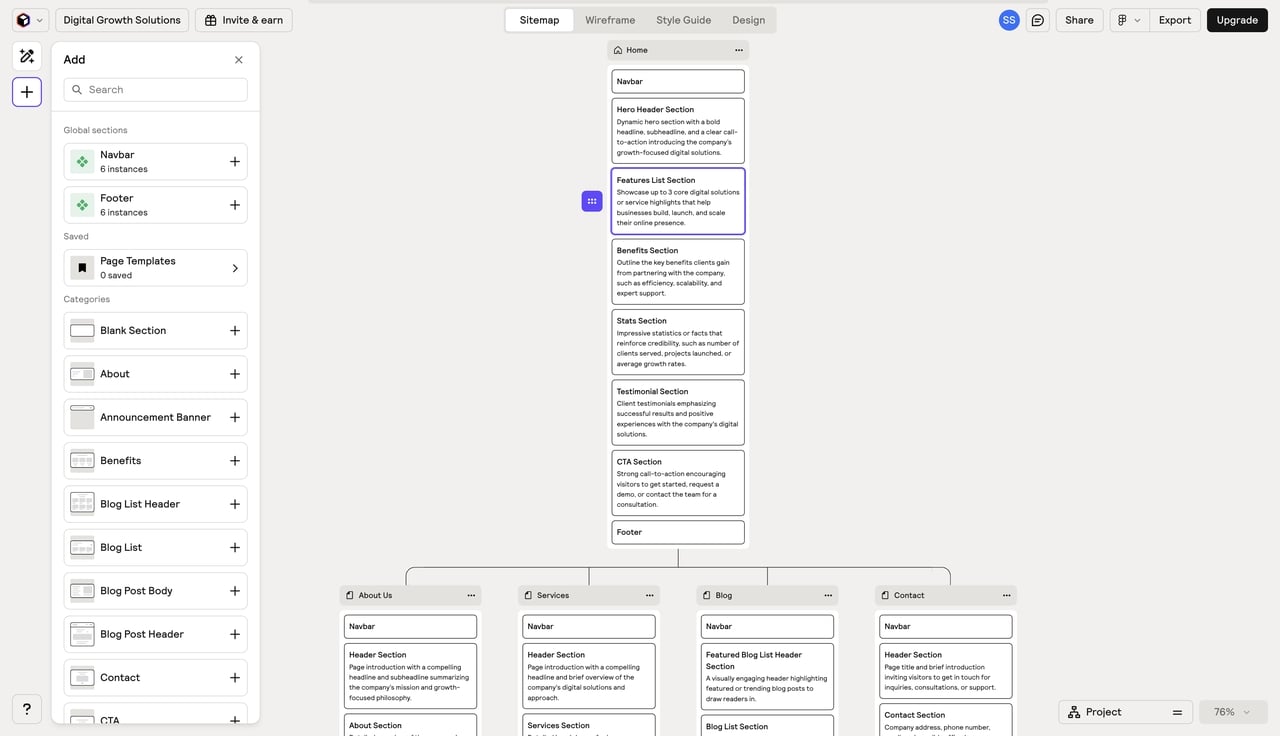 edit the sitemap