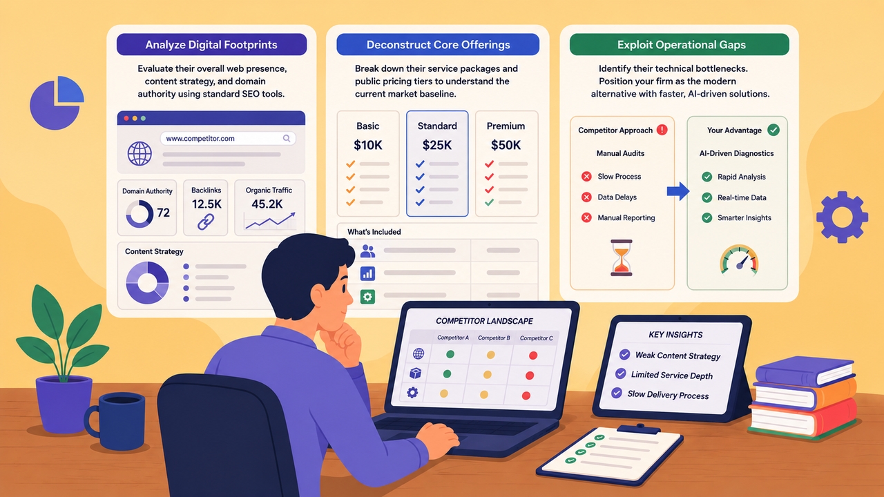Analyze Competitor Offerings and Digital Footprints