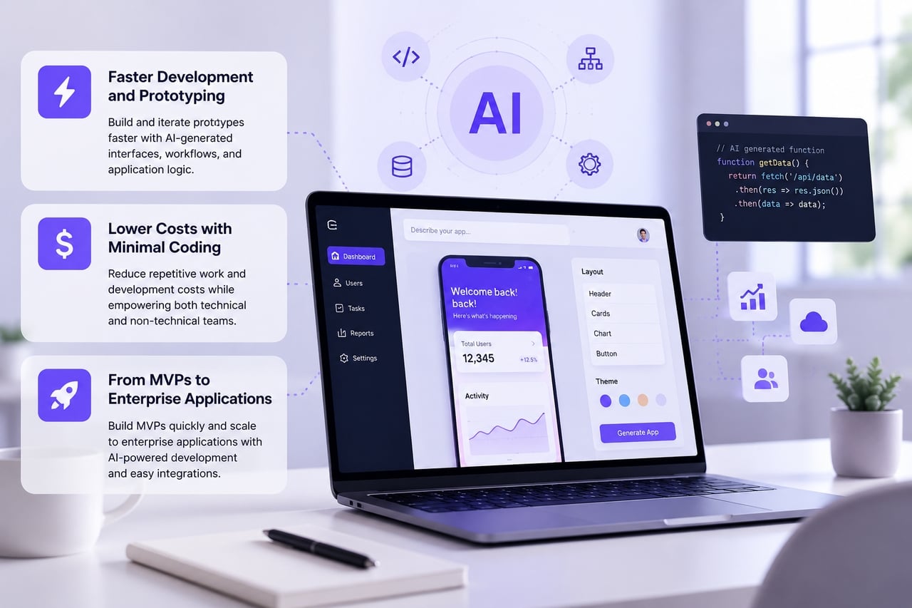 Businesses are using AI for app development