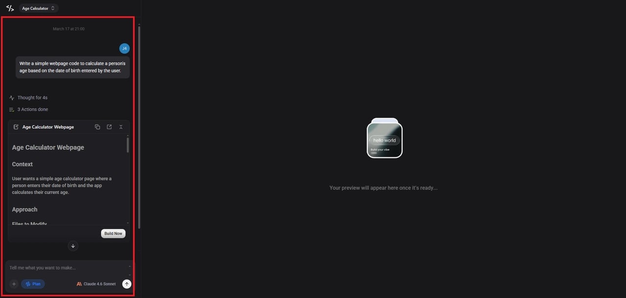 Allow Enter Pro to plan and create your MVP
