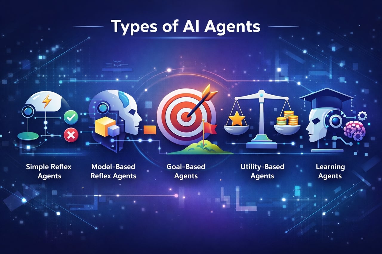 Types of core AI agents