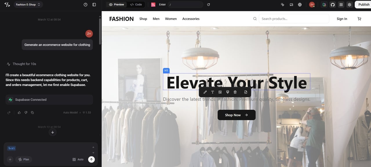 Refine the app