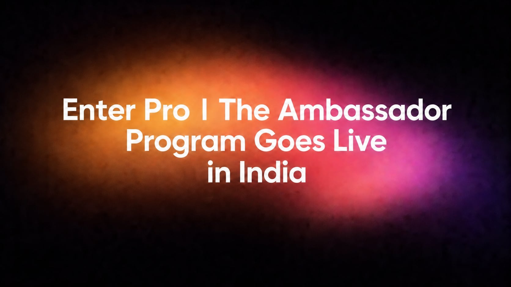 Cognitive Chaos 2026 x Enter Pro: The Ambassador Program Goes Live in India