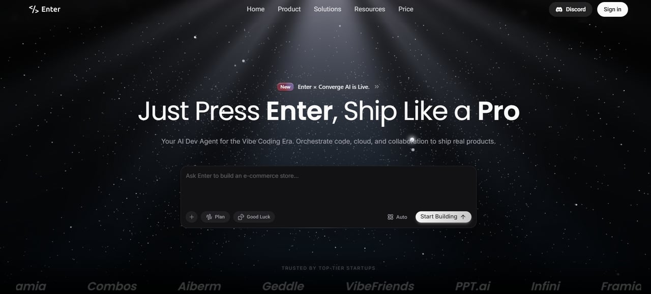 Enter Pro website