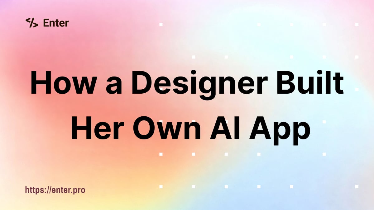 How I Built an AI-Powered Concept Explorer in 4 Hours with Enter