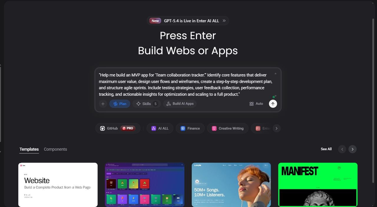 Build MVP foundation idea with Enter Pro