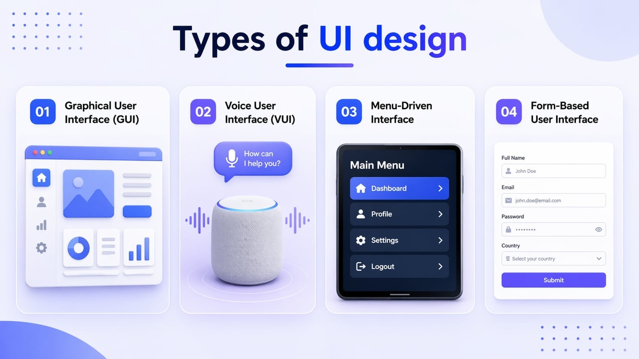 Types of UI design
