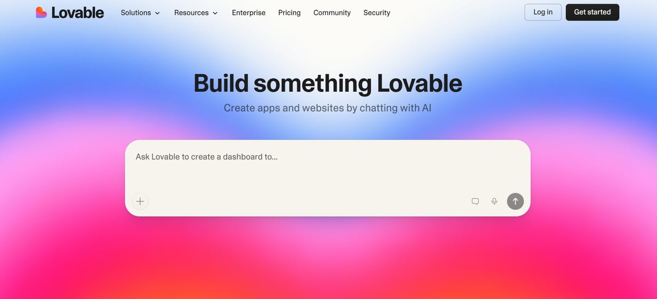 Lovable interface