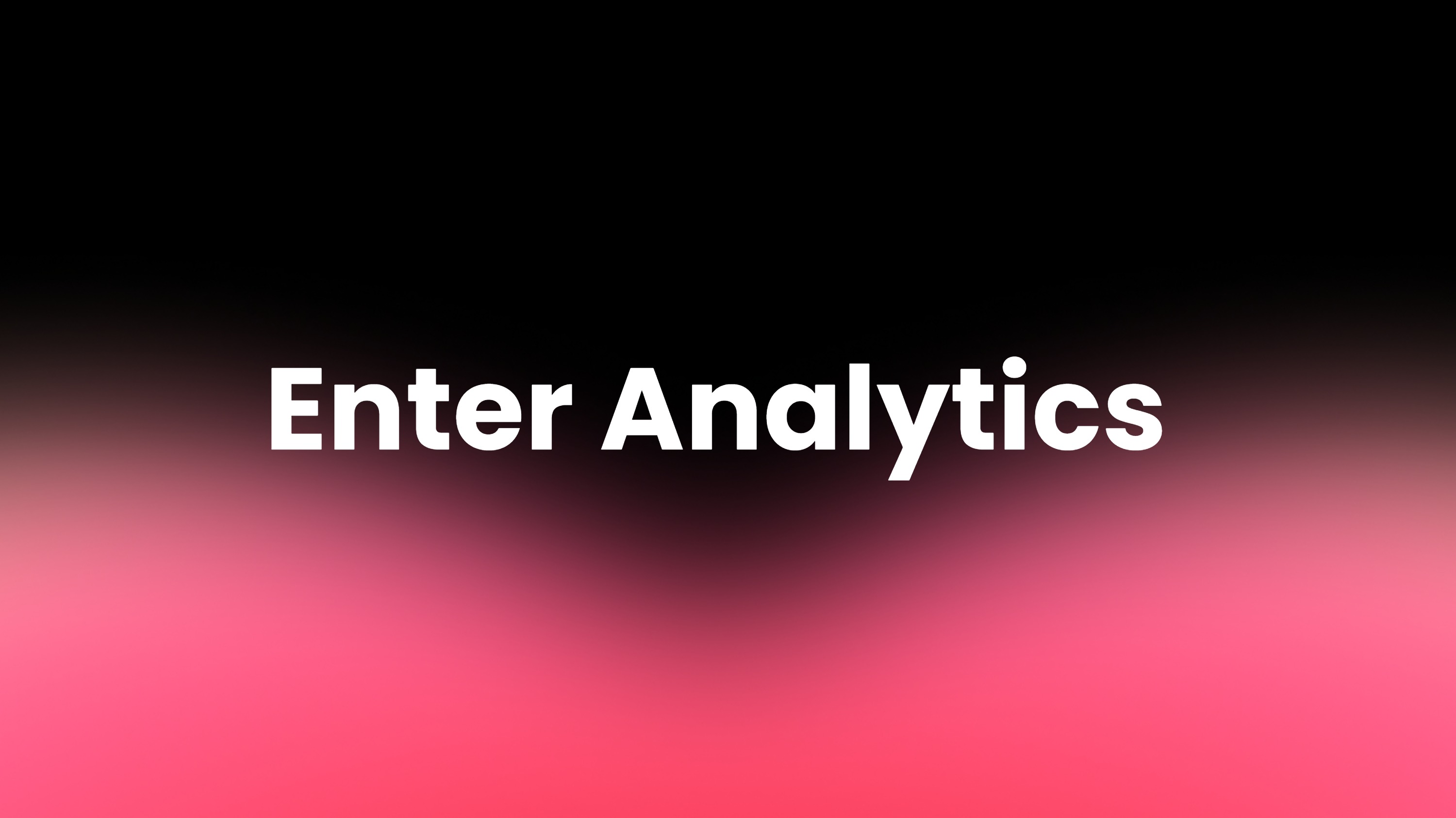 Enter Analytics Is Live — Build with AI. Track with AI. Grow with AI.