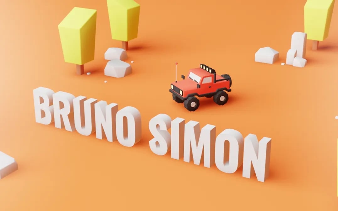 Bruno Simon's 3D Interactive Portfolio