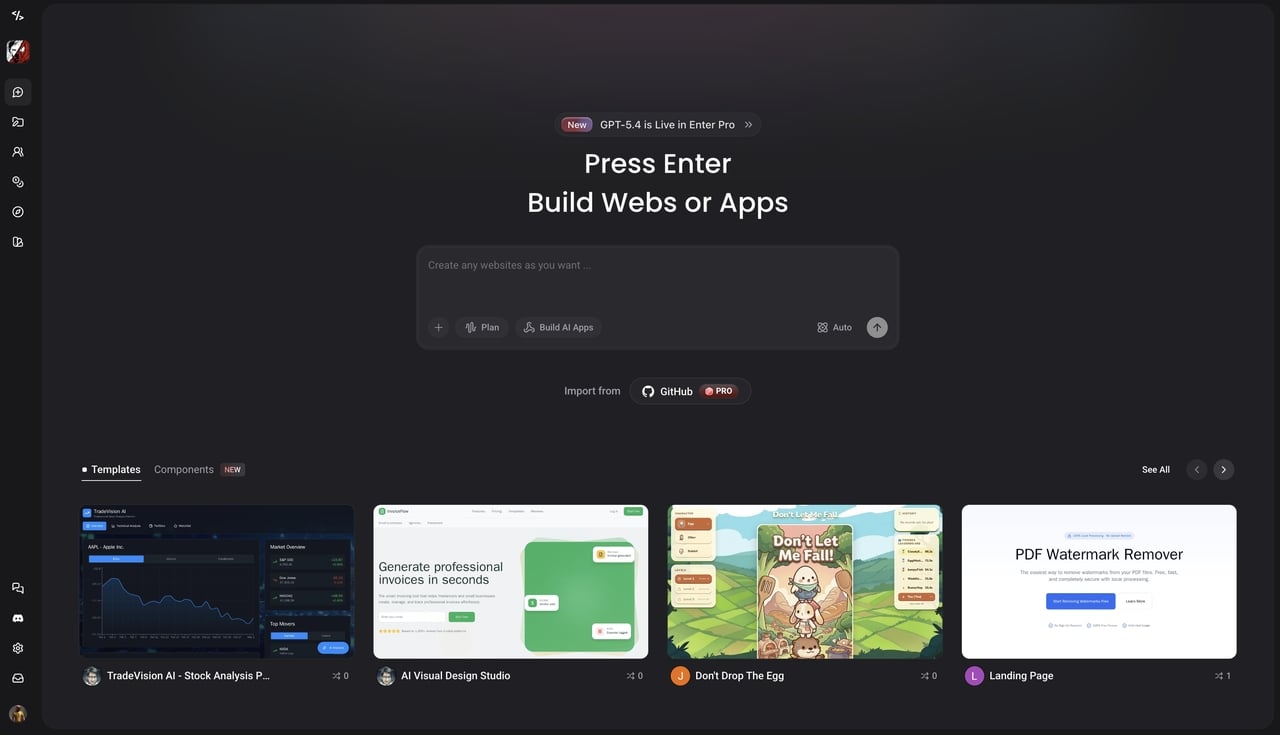 enter pro interface