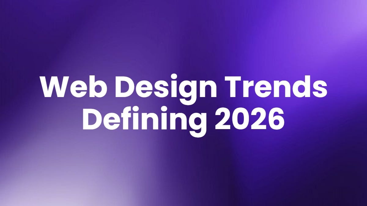 Navigating the Future: Web Design Trends Defining 2026