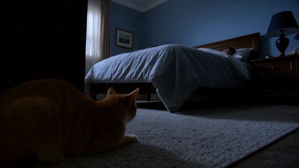 Night cat chase Kling 4.0 prompt preview